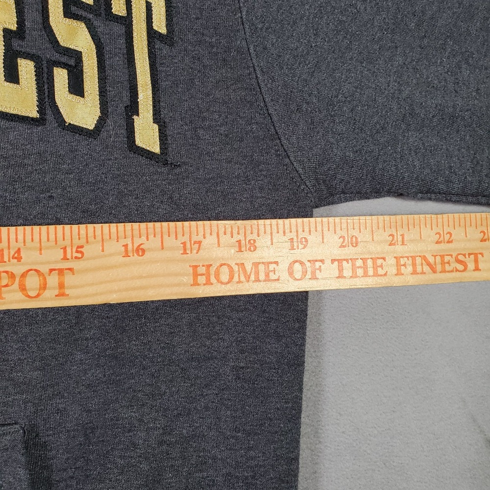 Wake Forest Champion Hoodie Sweatshirt Mens S Gray Stitched Logo Pullover NCAA - Picture 5 of 9